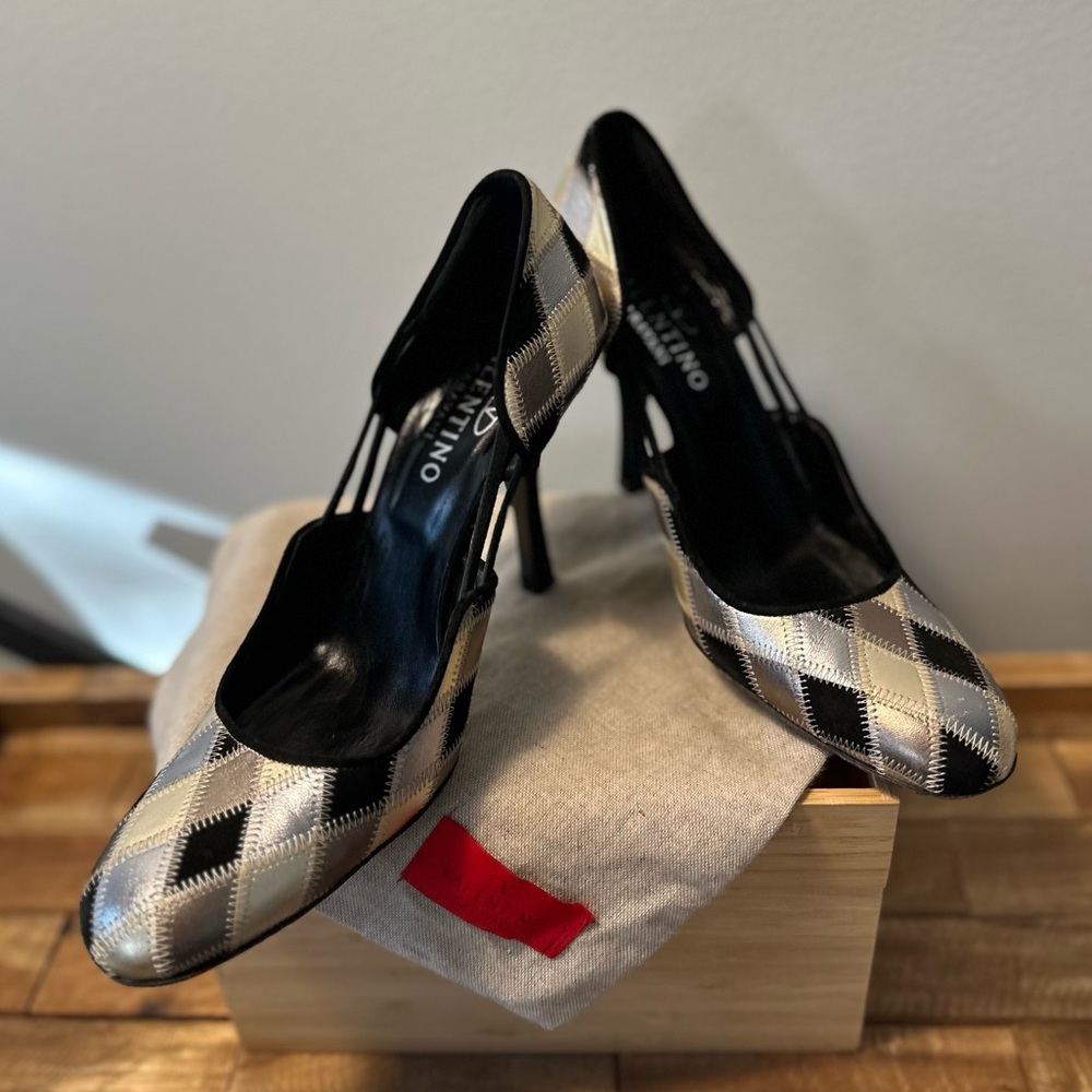 Valentino Garavani Harlequin Heels with Dustbag. Size 40 - Size 10 US
